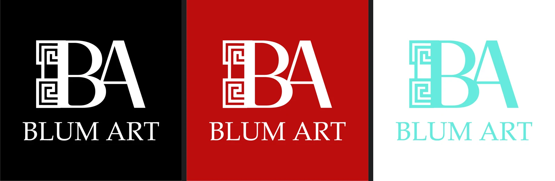 Blum Art logo identifier proposals