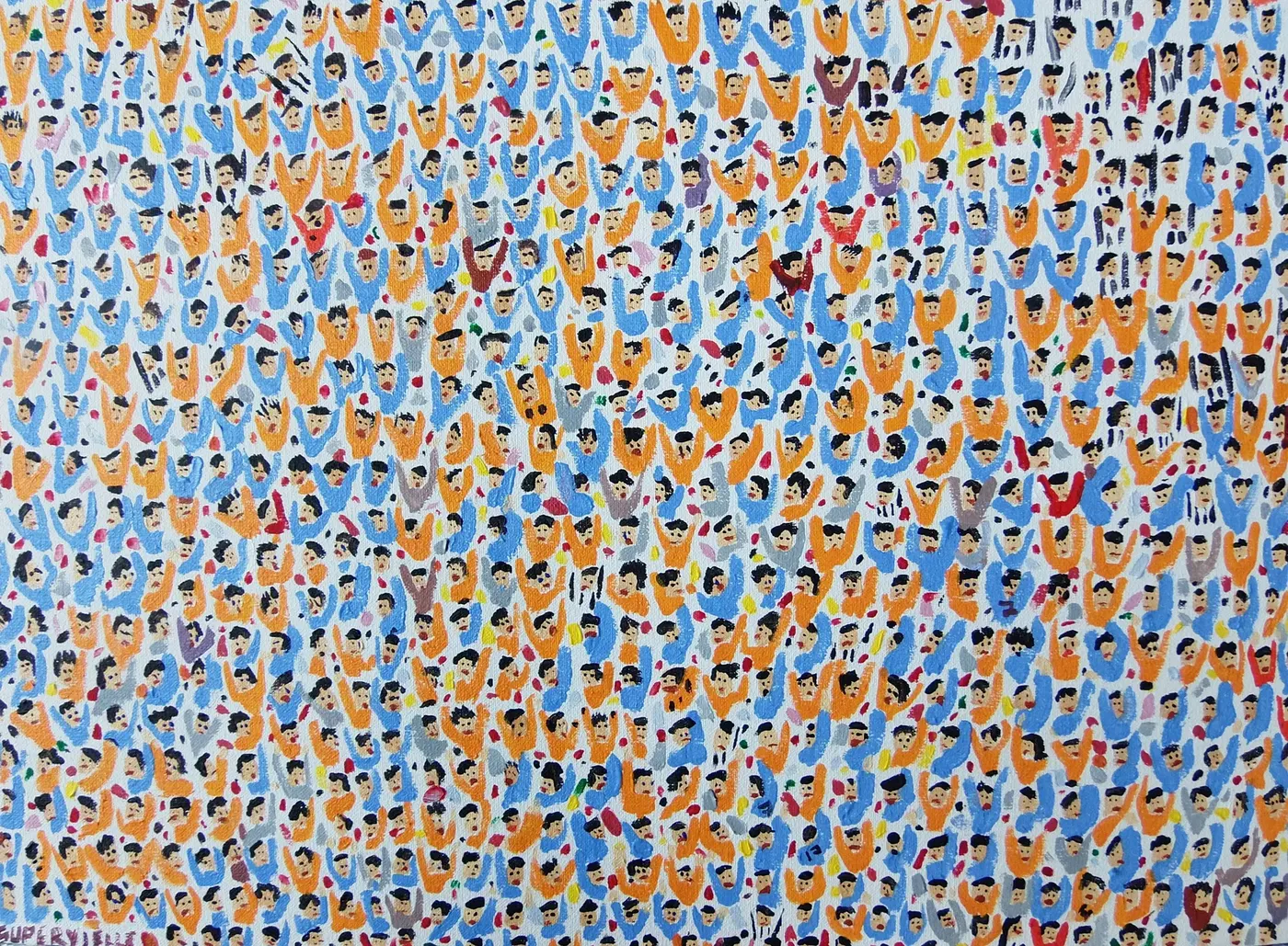 Celeste, painting by Daniel Supervielle for the Punta del Este edition