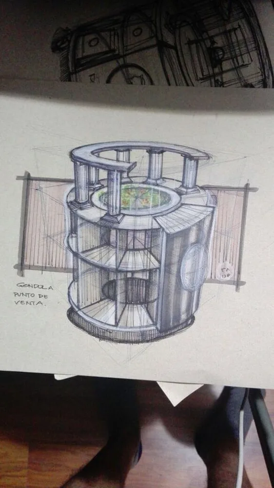 Boutique concept sketch 1