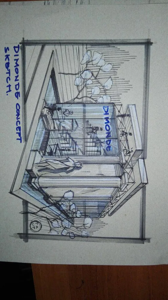 Boutique concept sketch 4