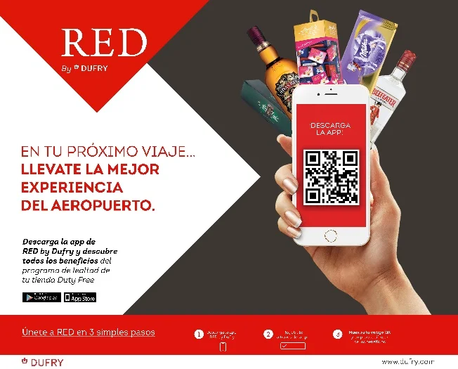 RED by Dufry registration piece